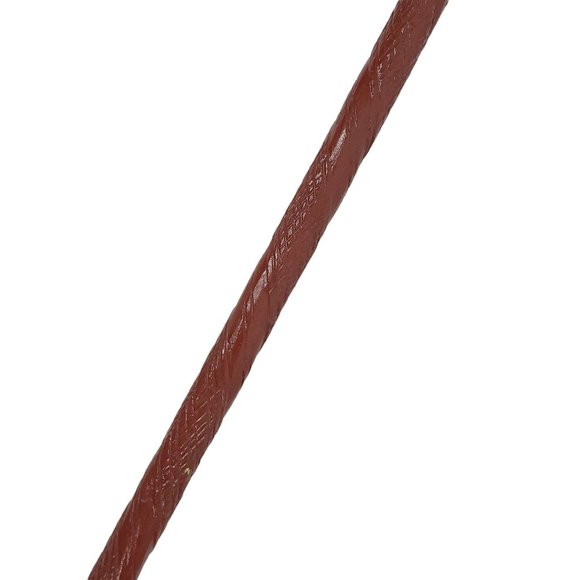 Vintage Wood Carved Walking Stick 36.75" Cane Reddish Brown - Picture 6 of 10